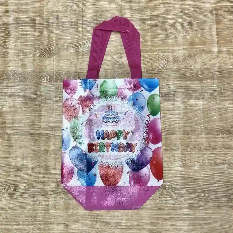 Bolsa de regalo color rosado