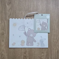 Bolsa de regalo de Ositos con Papel de regalos y Postal