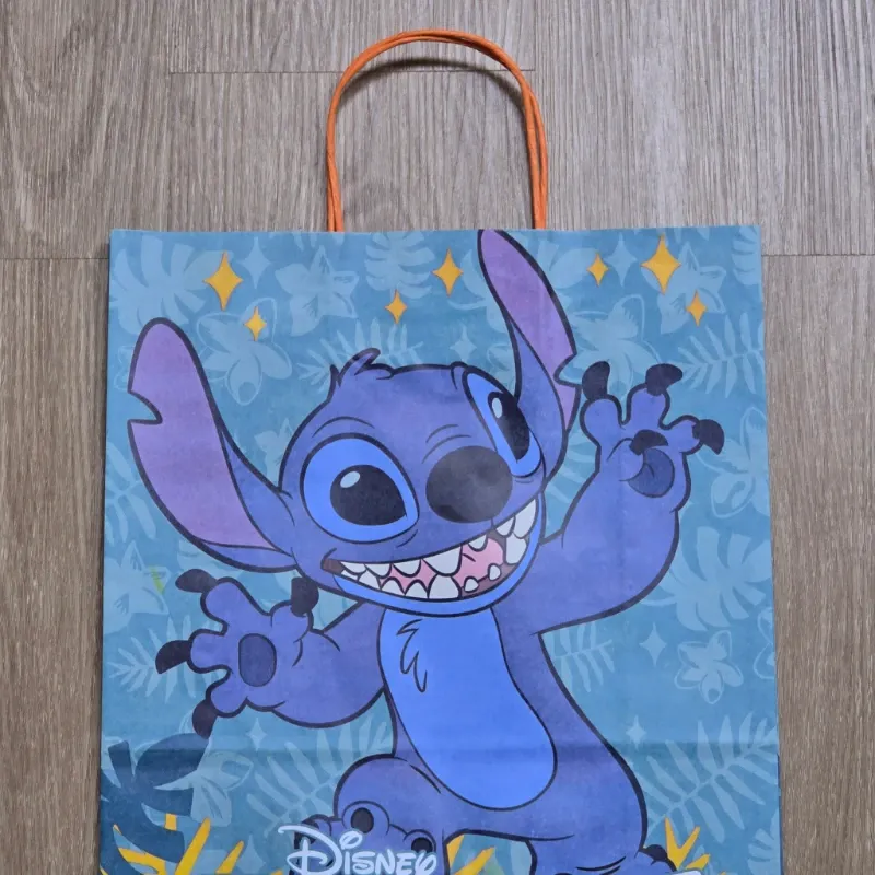 Bolsa de regalo de Stich color azul