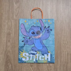 Bolsa de regalo de Stich color azul