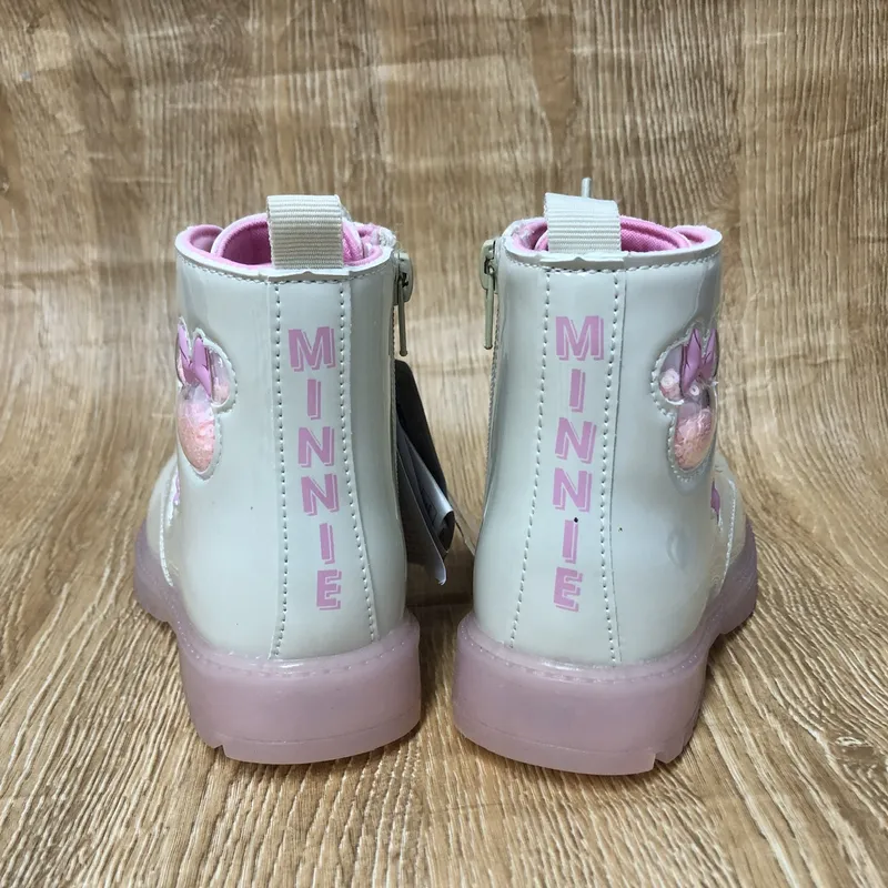 Botas de Minnie Mouse color blanco 
