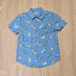 Camisa de Dinosaurios color azul