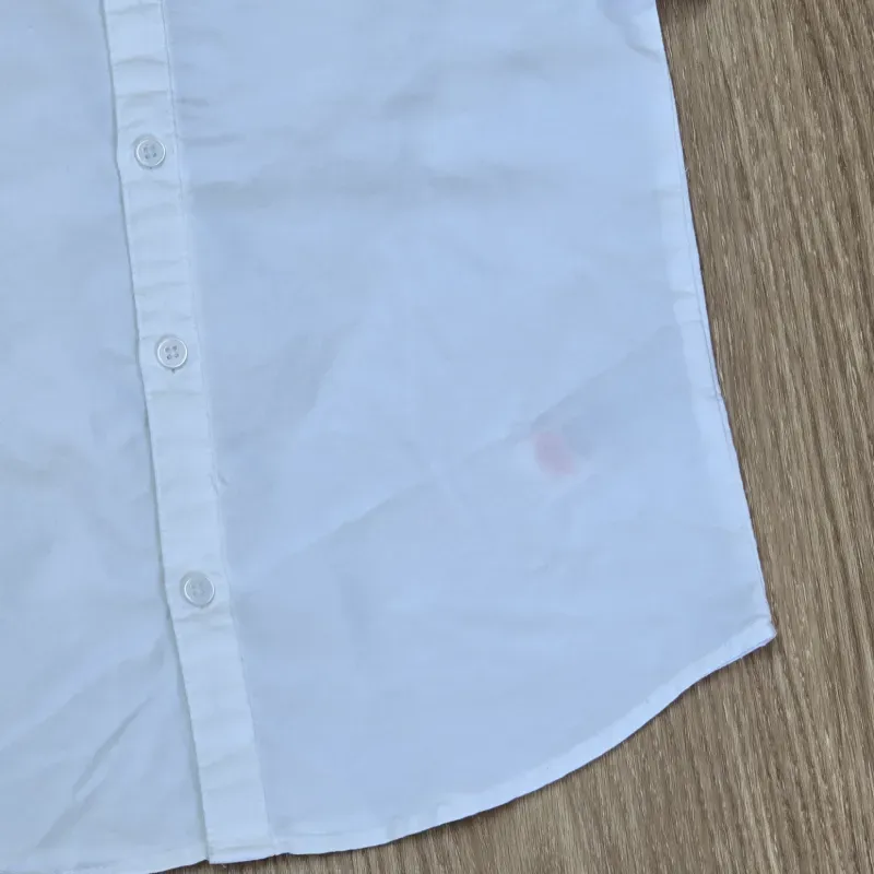 Camisa de mangas cortas color blanca