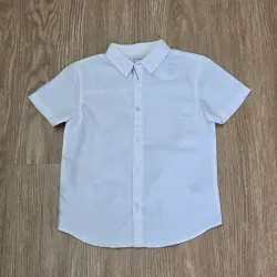 Camisa de mangas cortas color blanca