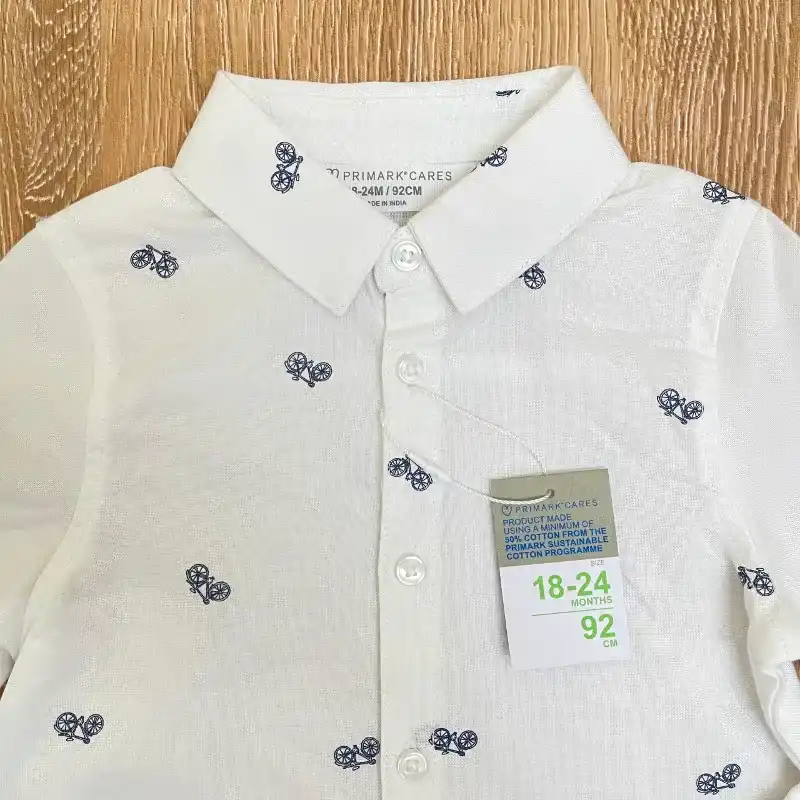 Camisa de mangas largas con bicicletas