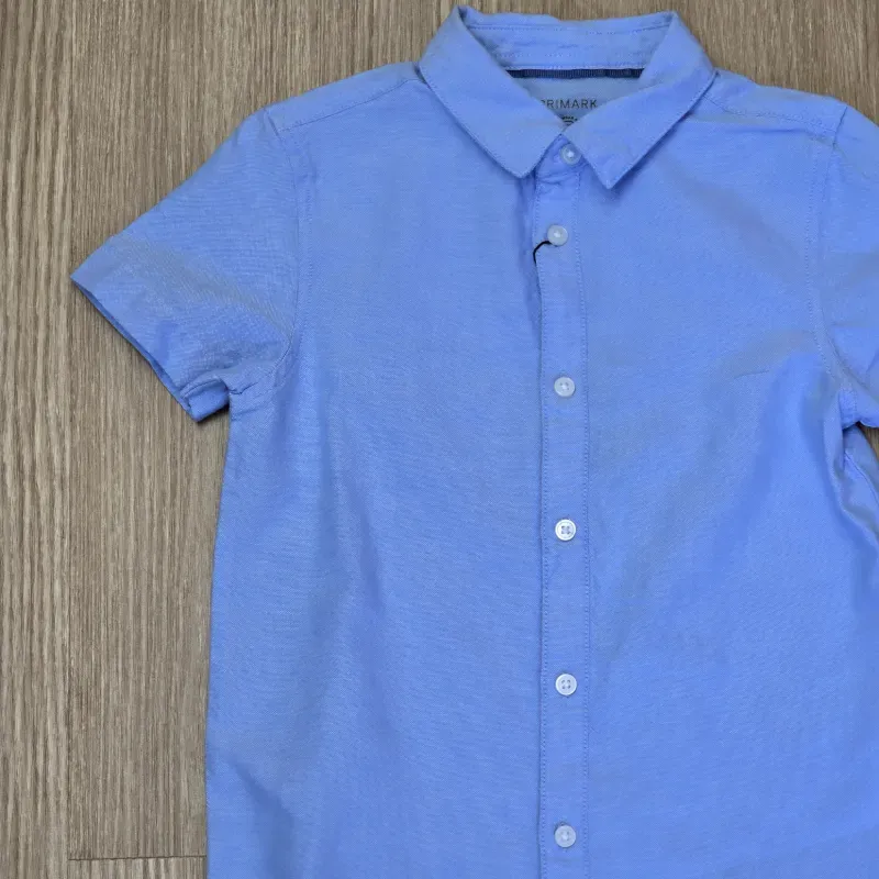 Camisa mangas cortas color azul