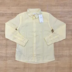 Camisa Mango color amarillo 