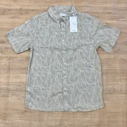 Camisa Mango color marrón claro 