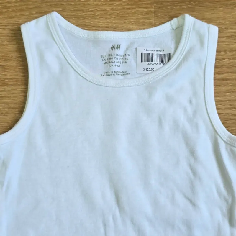 Camiseta blanca H&M