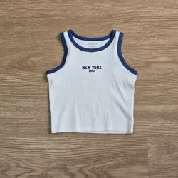 Camiseta color blanca New York