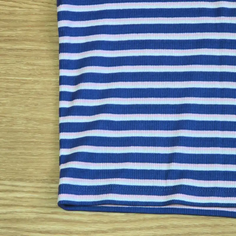 Camiseta de Canalé color azul y rosa de Rayas