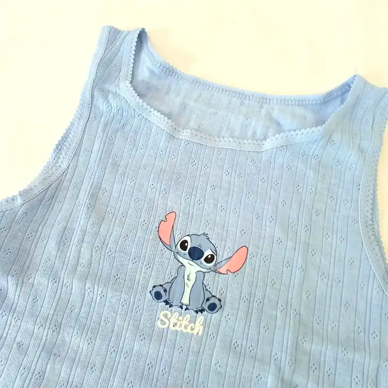 Camiseta de Stitch color azul 