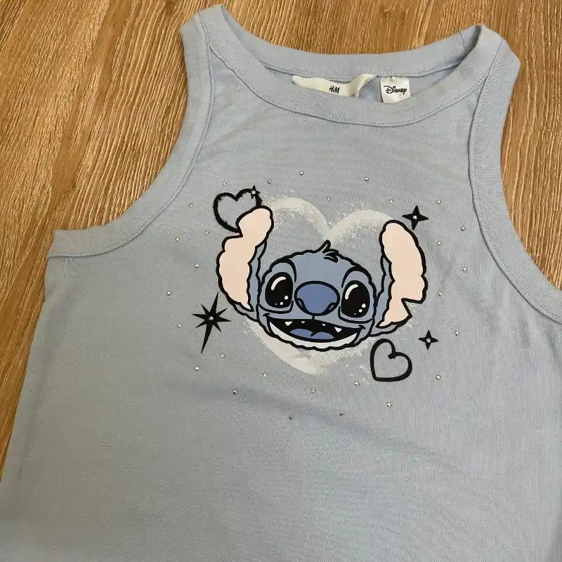 Camiseta de Stitch color azul 