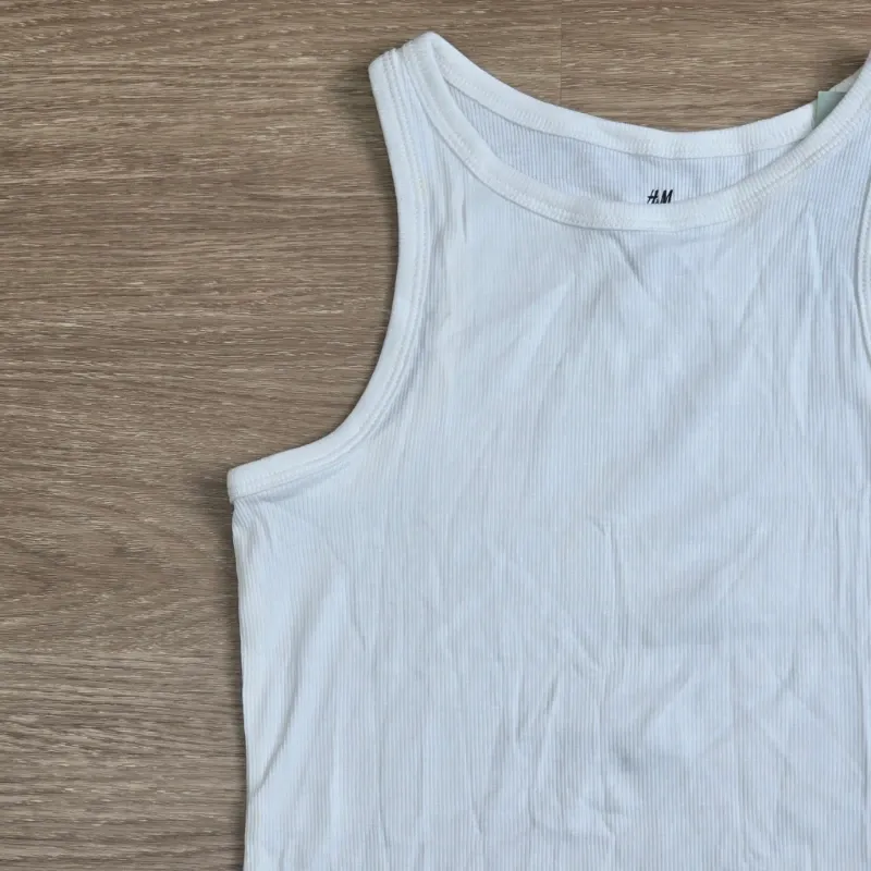 Camiseta estilo Top color blanco
