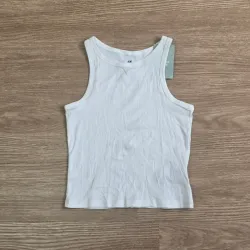Camiseta estilo Top color blanco