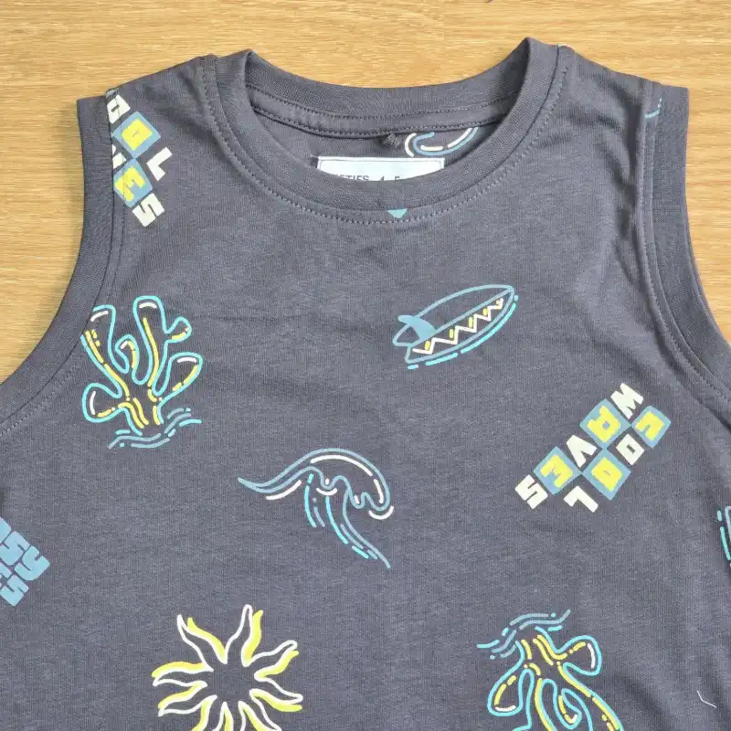 Camiseta gris Cool Waves Lefties