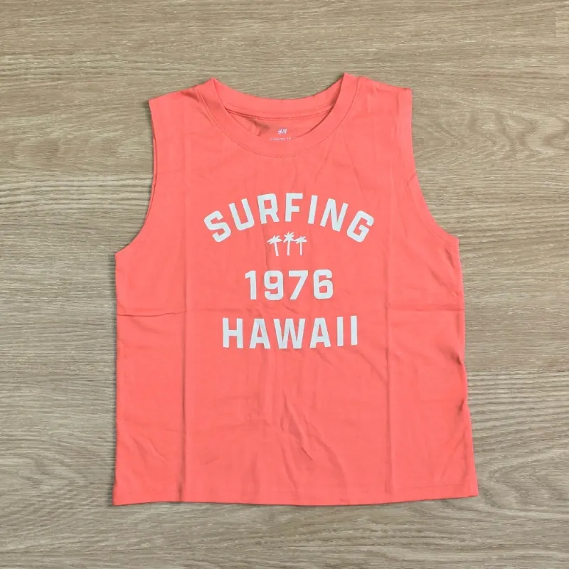 Camiseta SURFING HAWAII color naranja