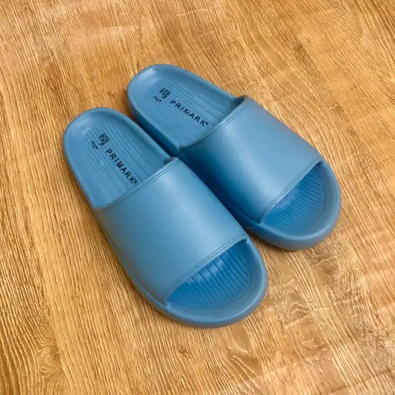 Chancletas color azul