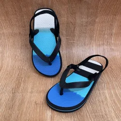 Chancletas color azul 