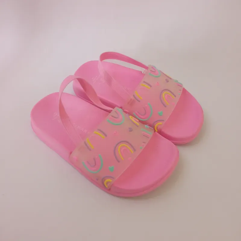 Chancletas de arcoiris 