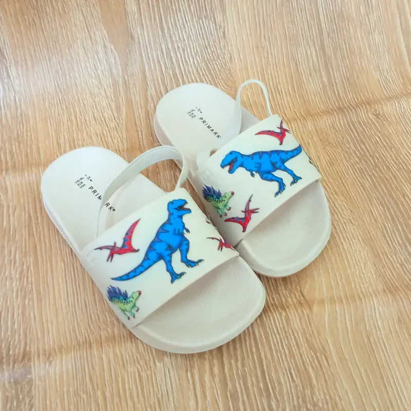Chancletas de dinosaurios 