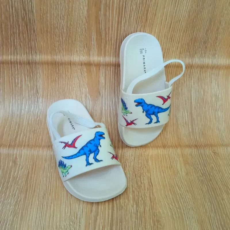 Chancletas de dinosaurios 