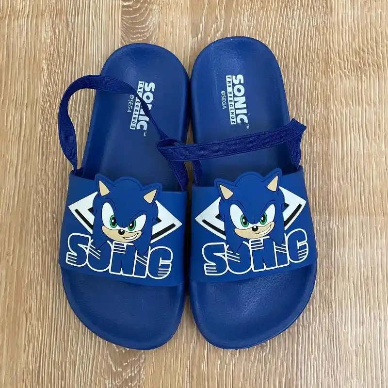 Chancletas de Sonic color azul
