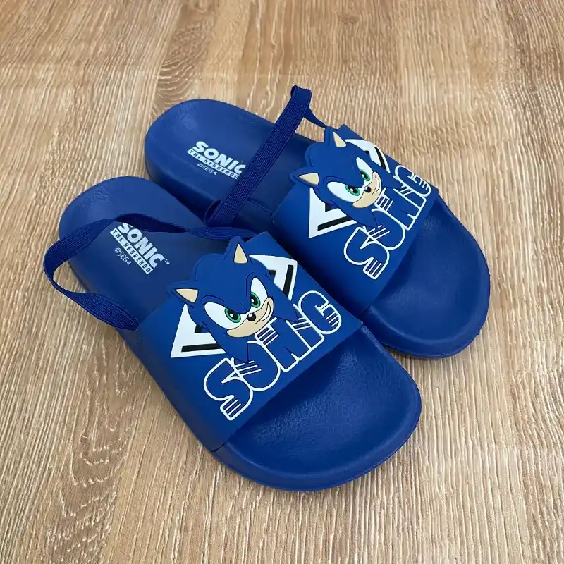 Chancletas de Sonic color azul