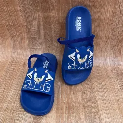 Chancletas de Sonic color azul