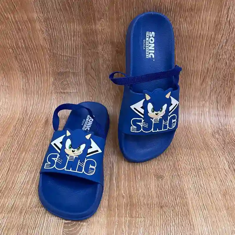 Chancletas de Sonic color azul