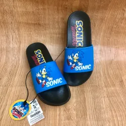 Chancletas de Sonic color azul