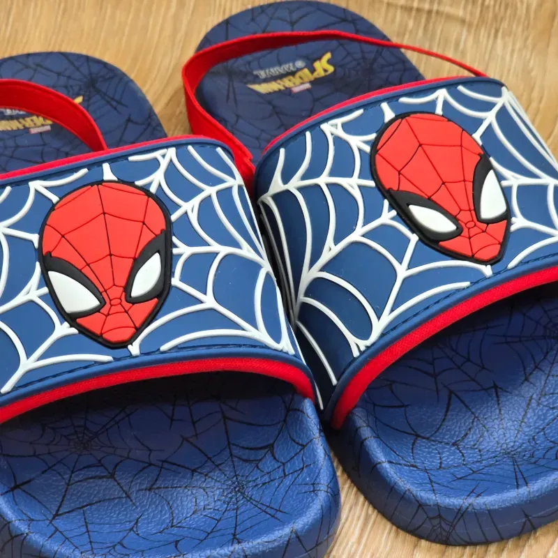 Chancletas de Spiderman color azul