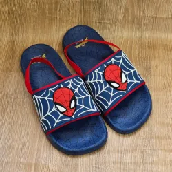 Chancletas de Spiderman color azul