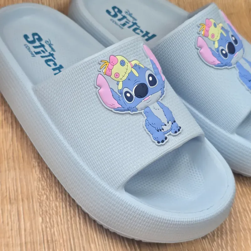Chancletas de Stich color azul