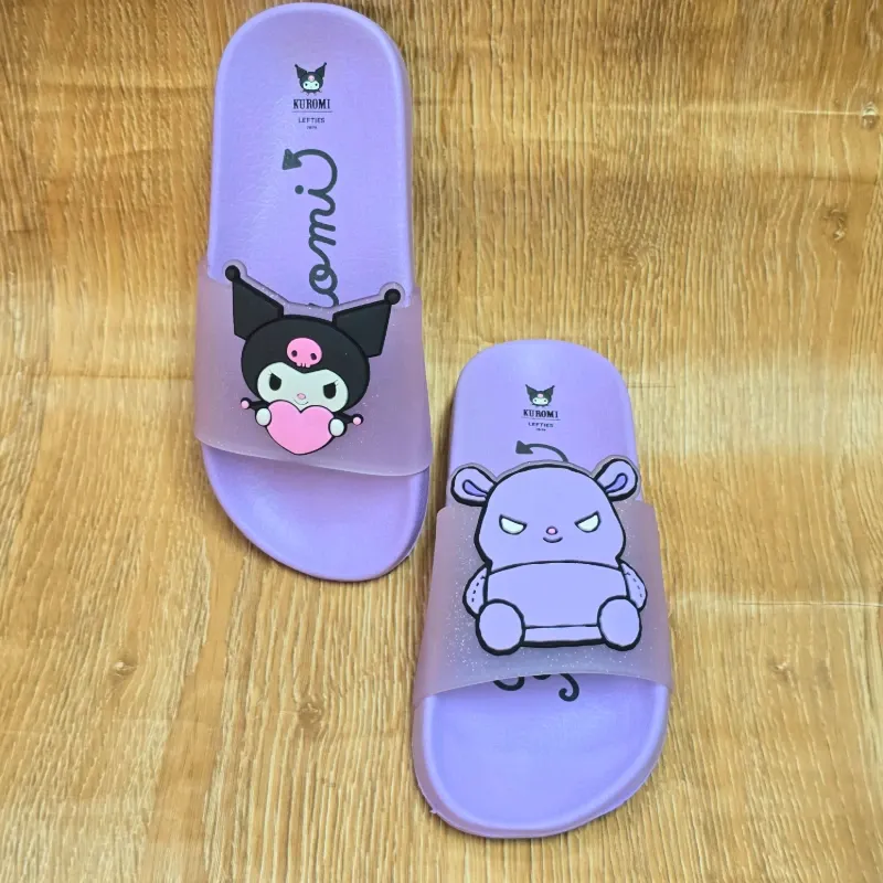 Chancletas moradas de KUROMI
