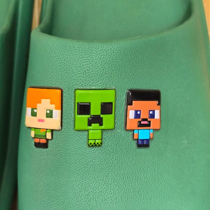 Chancletas verde de Minecraft