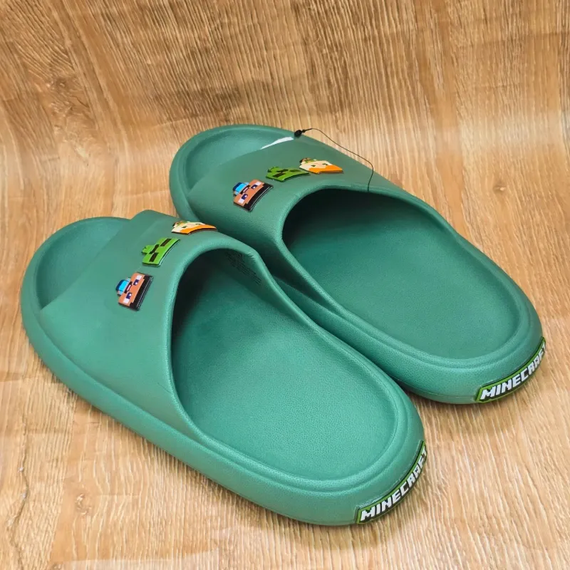 Chancletas verde de Minecraft