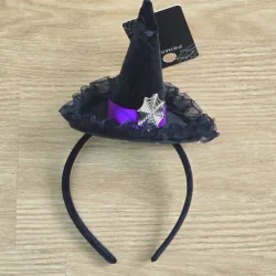Cintillo Sombrero de Bruja