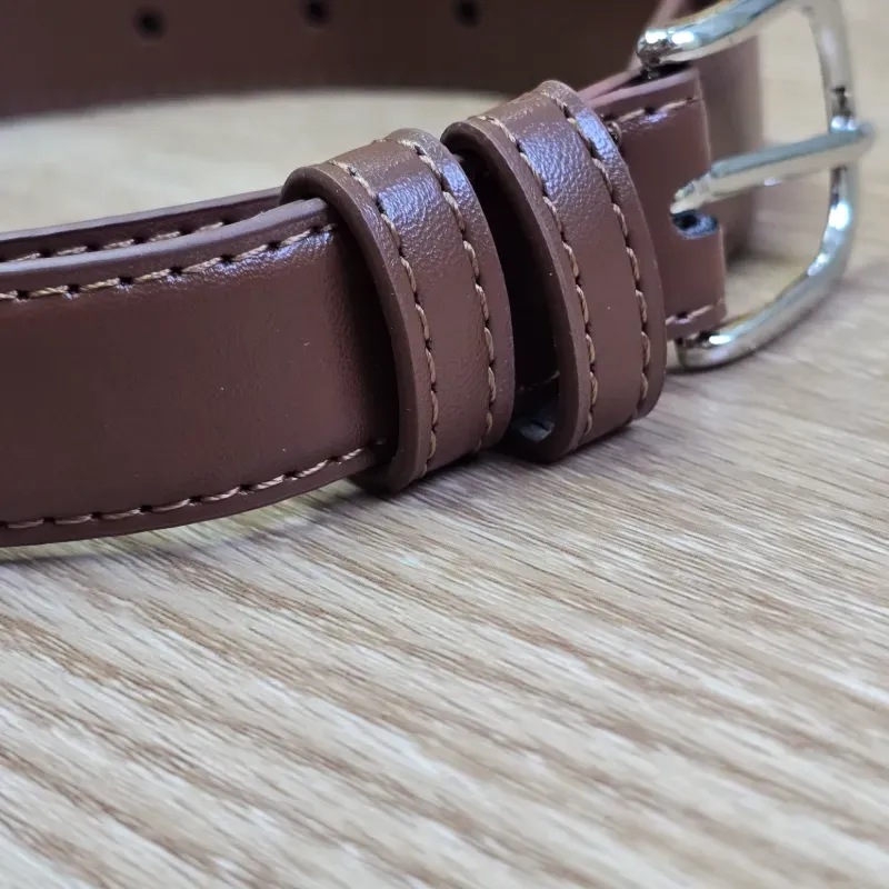 Cinto estilo cuero color Carmelita