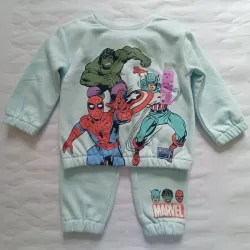 Conjunto azul claro "Marvel"