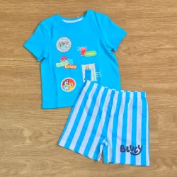 Conjunto azul de Bluey