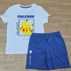 Conjunto Blanco y Azul oscuro Pokemon
