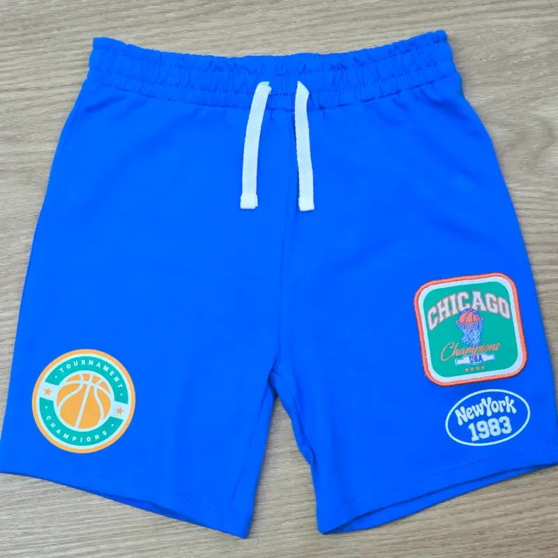 Conjunto blanco y azul de Basketball