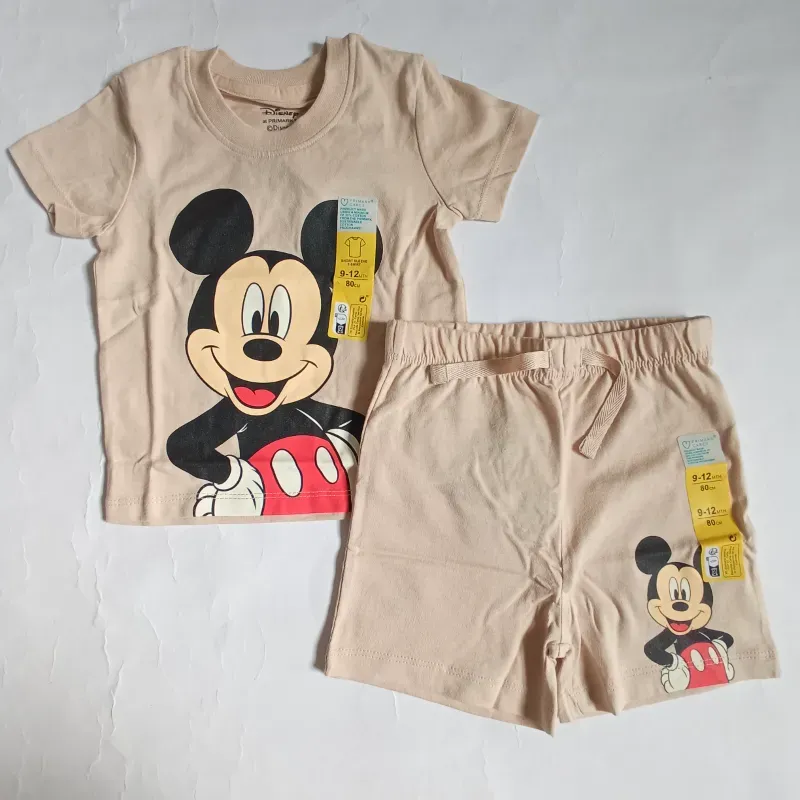 Conjunto color beige  de Mickey Mouse 