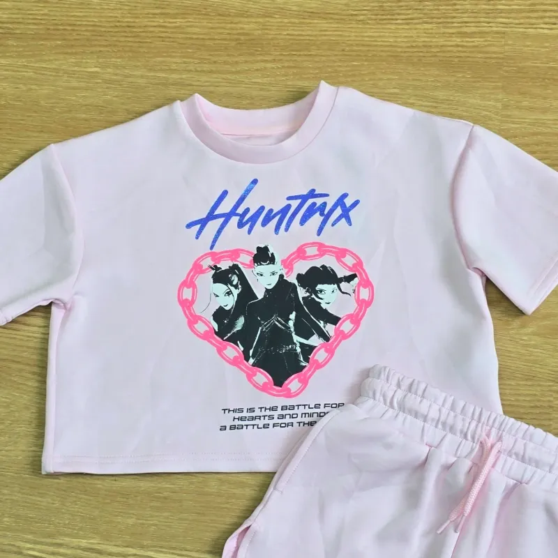Conjunto color rosa de Las Guerreras K-Pop
