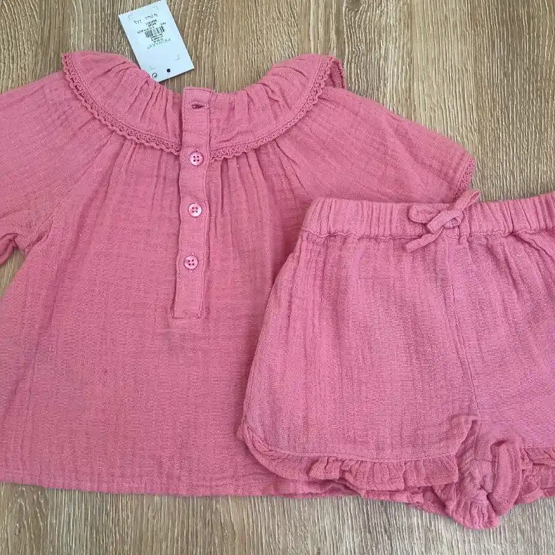 Conjunto color rosado 