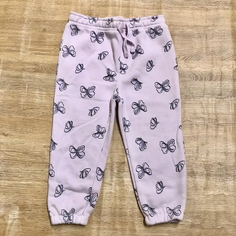 Conjunto con mariposas color lila 