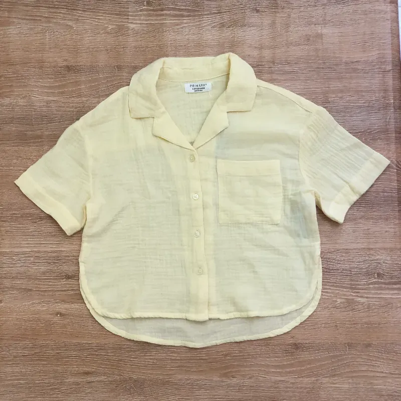 Conjunto de algodón color amarillo 