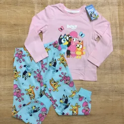 Conjunto de Bluey and Friends color rosado 