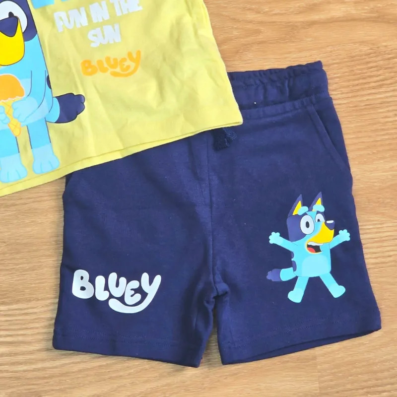 Conjunto de Bluey color azul y amarillo